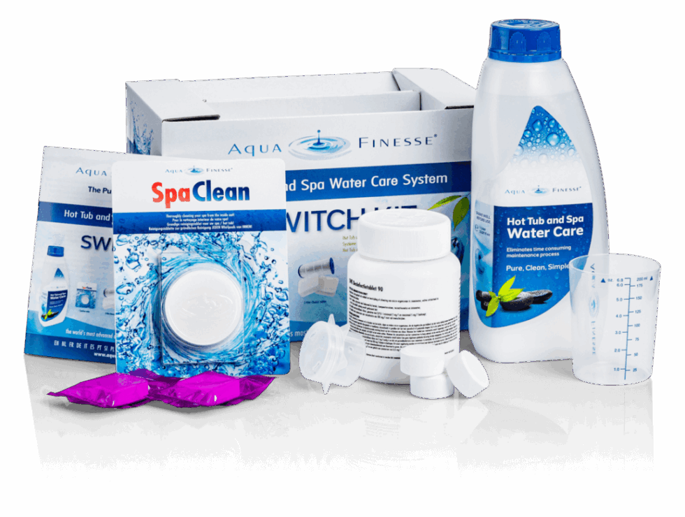 AquaFinesse Spa Clean Water Care Products