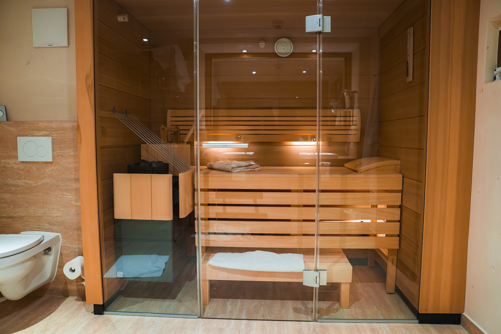 at home sauna vs steam room