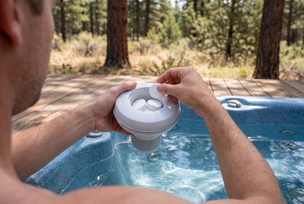 Best hot tub sanitizer options including chlorine and bromine tablets