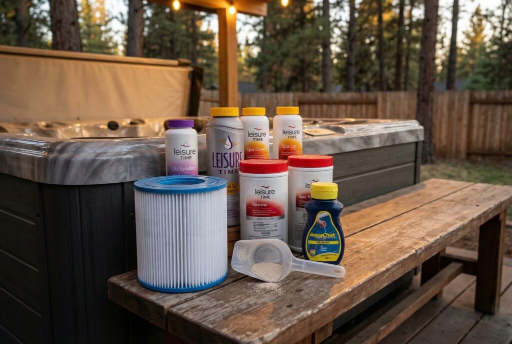 top hot tub chemicals