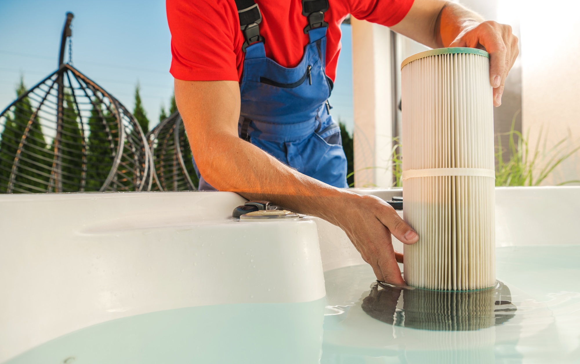 hot tub cleaning service