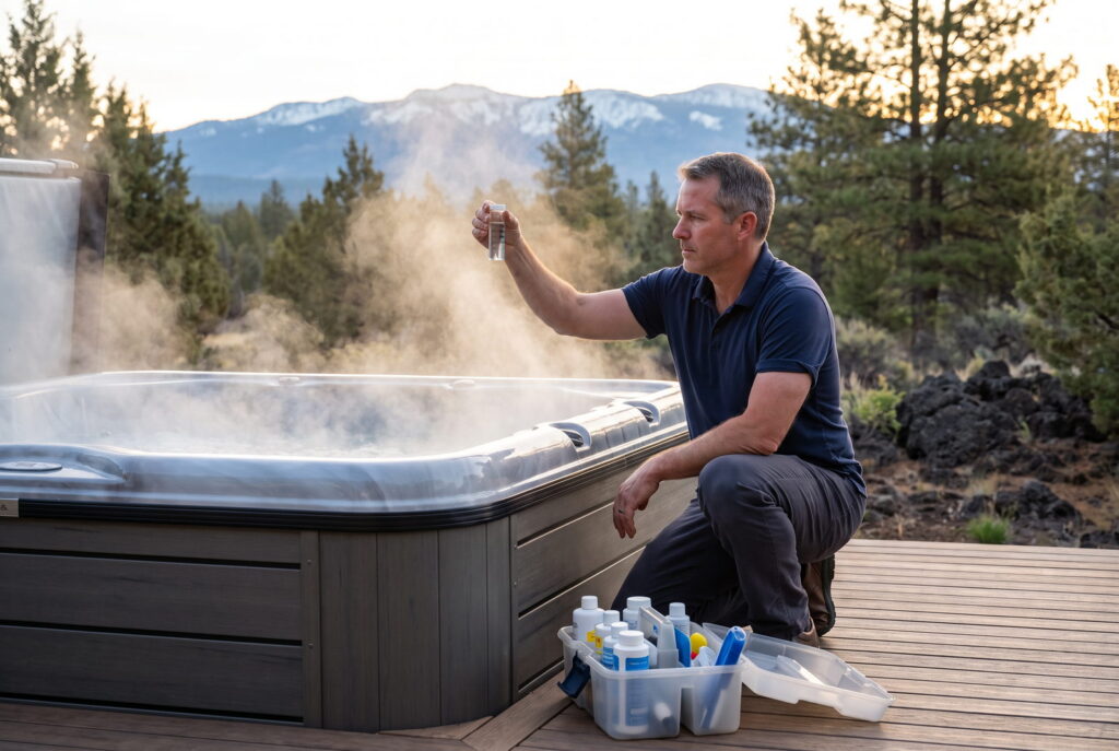 hot tub water chemistry
