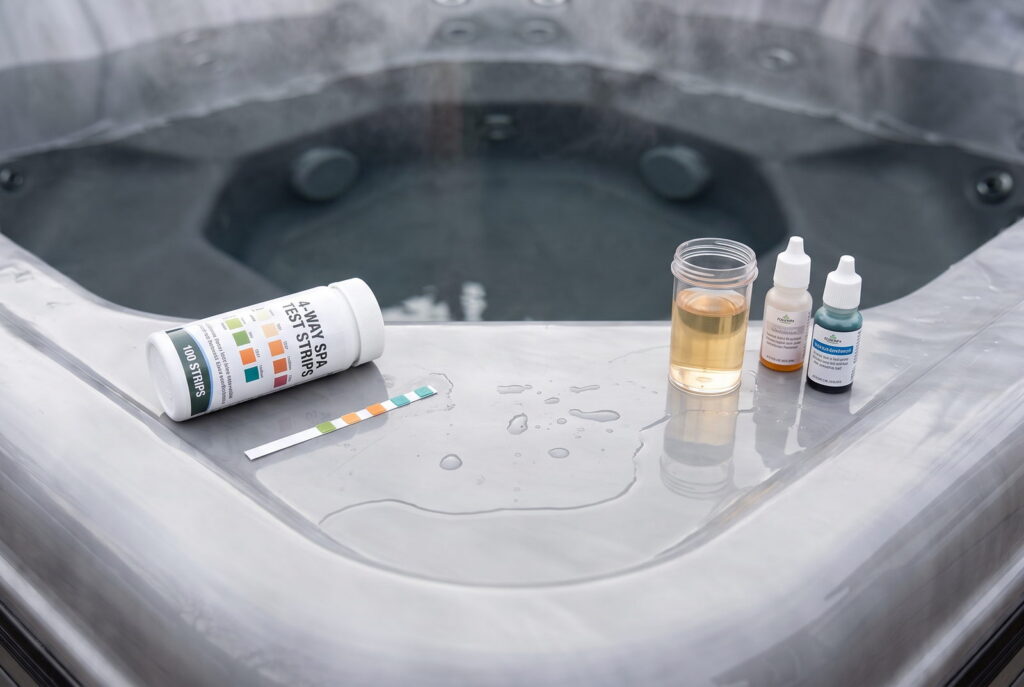 hot tub water testing methods